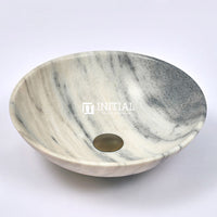 Round Nature Stone Basin Top Mounted 420x420x140 ,