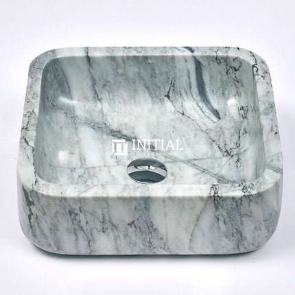 Square Above Counter Marble Surface Stone Basin 400x400x140 ,