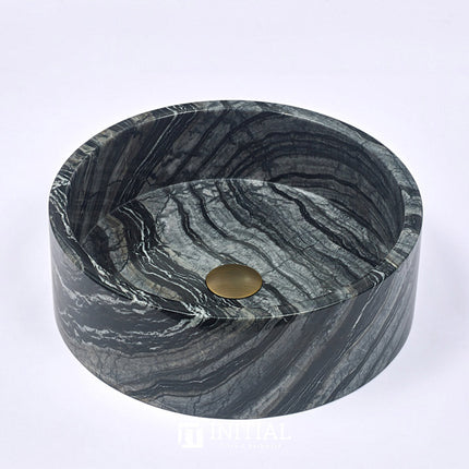 Above Counter Basin Unique Stone Round Marble Surface 420x420x140 ,