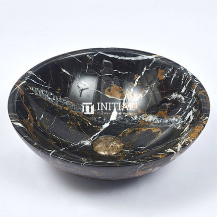 Onyx Black Marble Stone Basin 420x420x140 ,