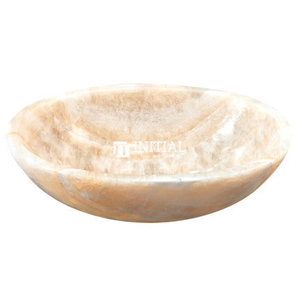 Above Counter Stone Basin Oval Shape Yellow Onyx Surface Basin 480x320x140 ,