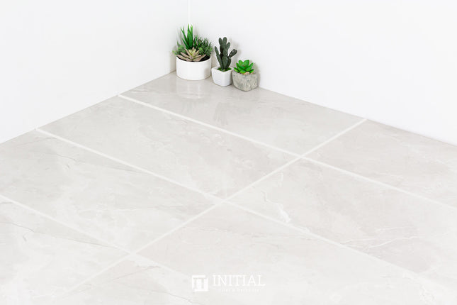 Marble Look Tile Luna Stone Silver Polished 300X600 ,