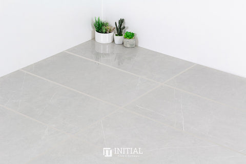 Marble Look Tile Bondi Grey Polished 300X600 ,