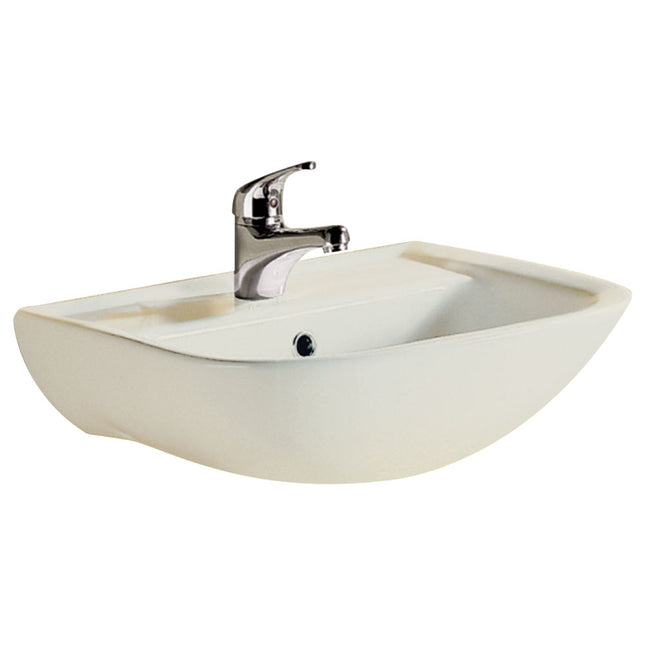 Fienza Rak Lara Gloss Ivory Wall Basin ,