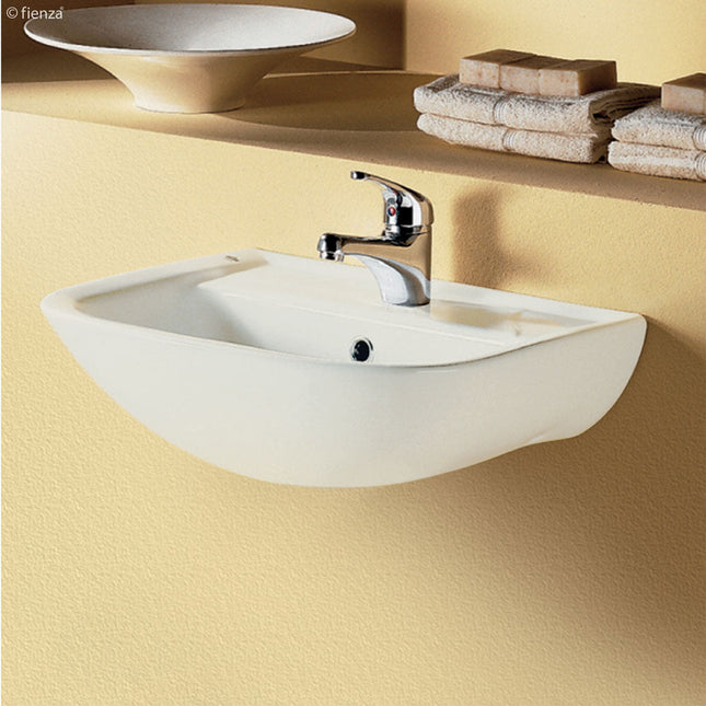 Fienza Rak Lara Gloss Ivory Wall Basin ,