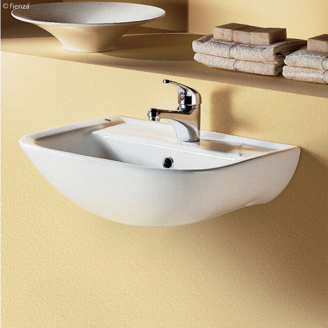 Fienza Rak Lara Gloss White Wall Basin ,