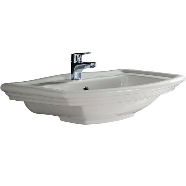 Fienza Rak Washington Gloss Ivory Wall Basin ,