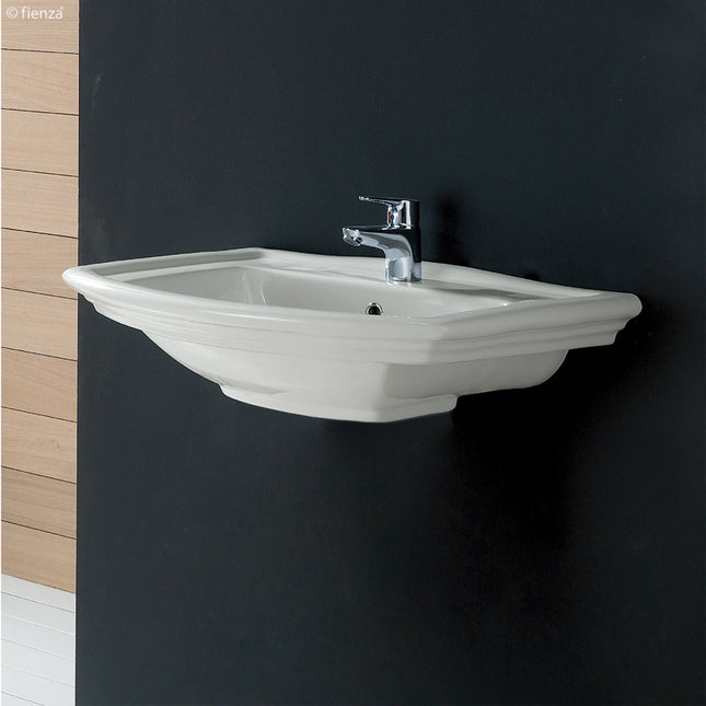 Fienza Rak Washington Gloss Ivory Wall Basin ,