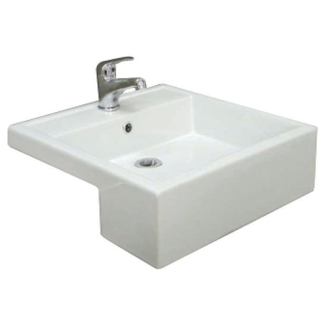 Fienza Rak Nova Gloss White Semi Recessed Basin ,