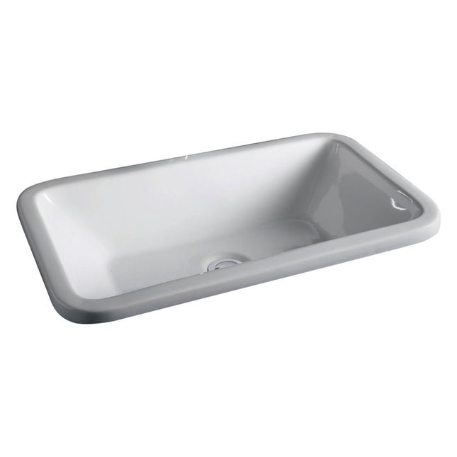 Fienza Rak Chamelion Gloss White Fully Inset Basin ,