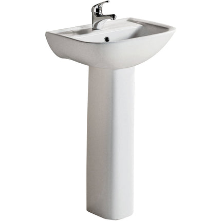 Fienza Rak Lara Gloss White Pedestal Basin ,