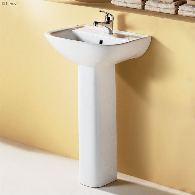 Fienza Rak Lara Gloss White Pedestal Basin ,