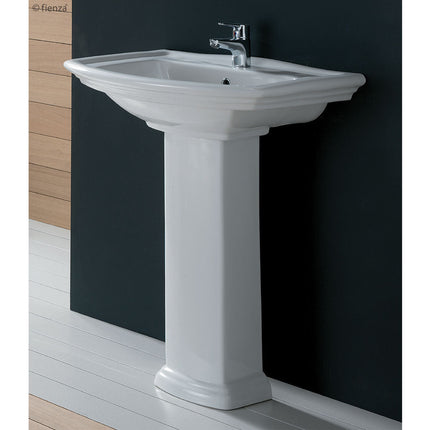 Fieza Rak Washington Gloss White Pedestal Basin ,