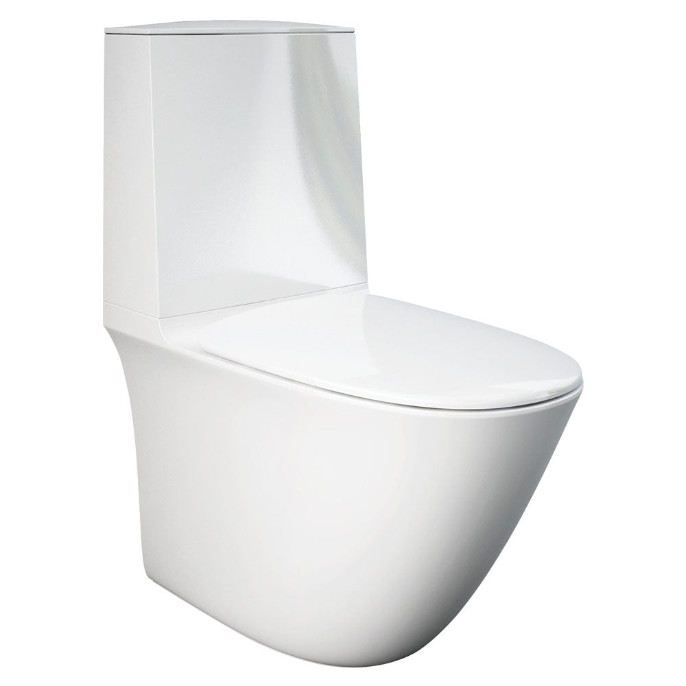 Fienza Rak Sensation Back to Wall Toilet Suite, Alpine White ,