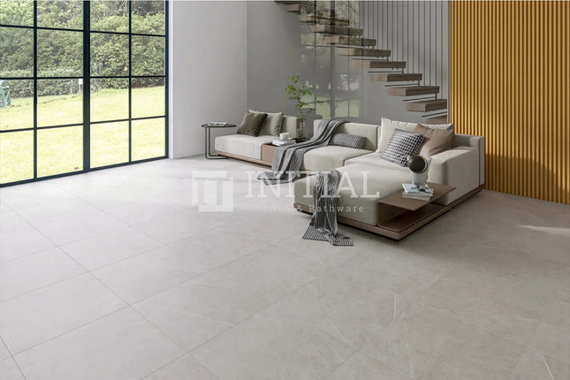 Marble Look Tile Pedro Light Grey Matt 600X600 ,