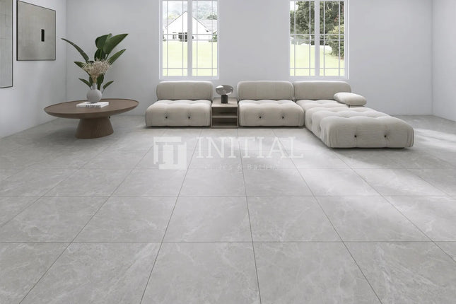 Marble Look Tile Aria Grey Matt 600X600 ,