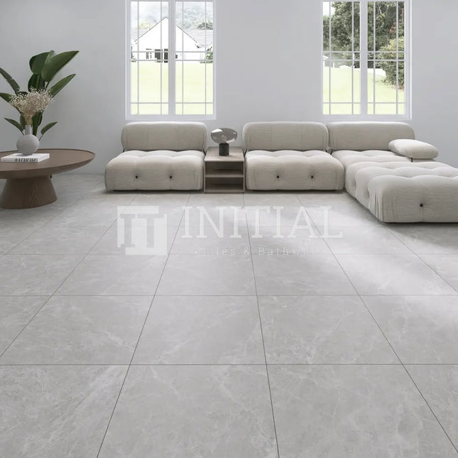 Marble Look Tile Aria Grey Matt 600X1200 ,