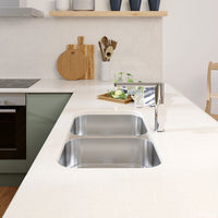 Fienza Tiva Stainless Steel Kitchen Sink, 785mm, Double Bowl ,