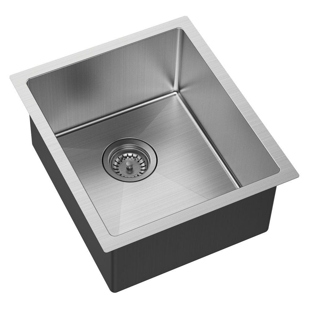 Fienza Hana Stainless Steel Kitchen Sink Kit, 27L, Single Bowl ,