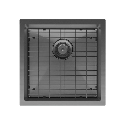 Fienza Hana PVD Carbon Metal Kitchen Sink, 32L, Single Bowl ,