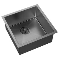 Fienza Hana PVD Carbon Metal Kitchen Sink, 32L, Single Bowl ,