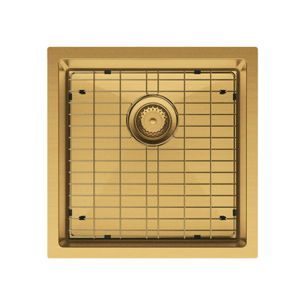 Fienza Hana PVD Gold Kitchen Sink, 32L, Single Bowl ,