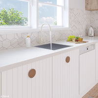 Fienza Hana Stainless Steel Kitchen Sink, 40L, Single Bowl ,