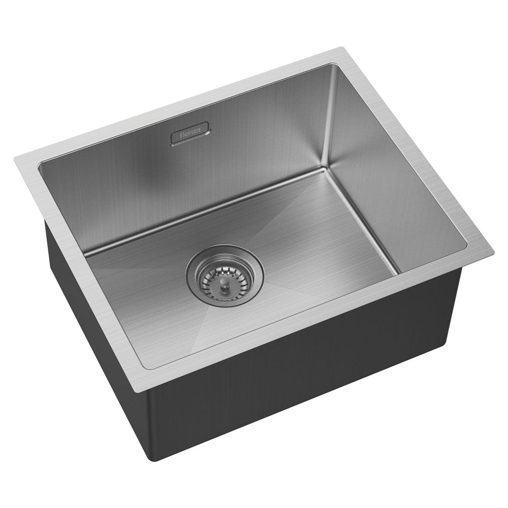 Fienza Hana Stainless Steel Laundry Sink With Overflow, 39L ,
