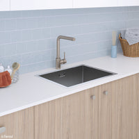 Fienza Hana Stainless Steel Laundry Sink With Overflow, 50L ,