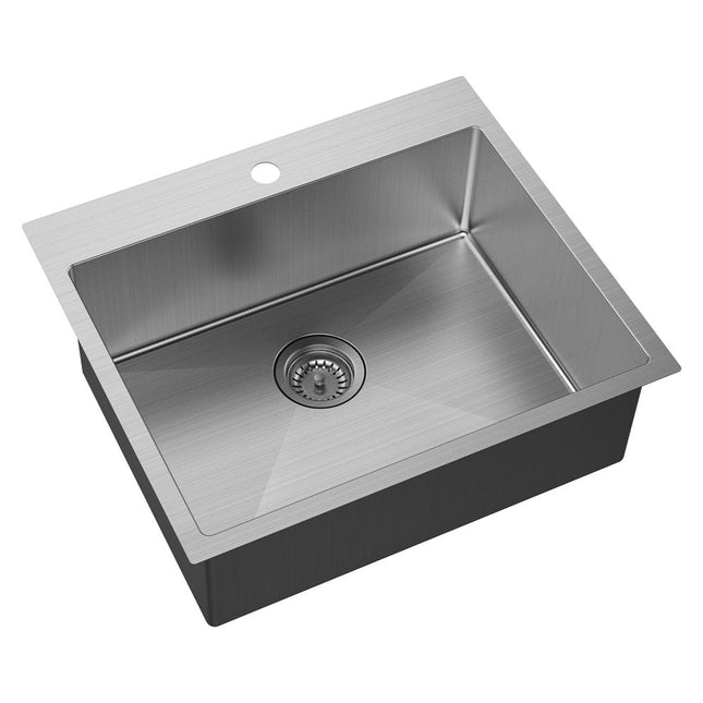 Fienza Hana Stainless Steel Laundry Sink, 50L, 1 Tap Hole ,