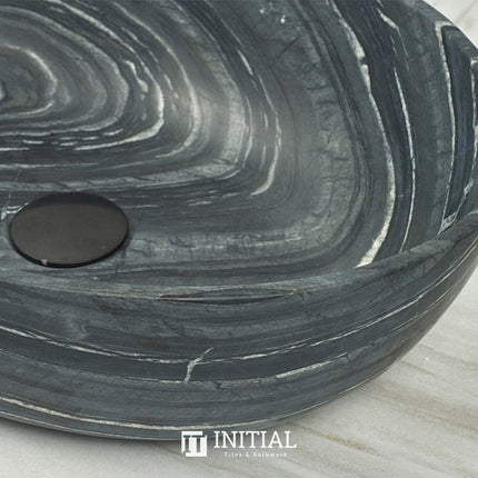 Above Counter Oval Marble Surface Stone Basin 510x380x150 ,
