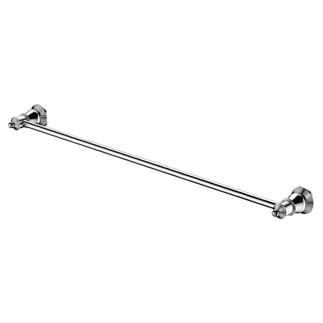 Fienza Lillian 800mm Chrome Single Towel Rail ,