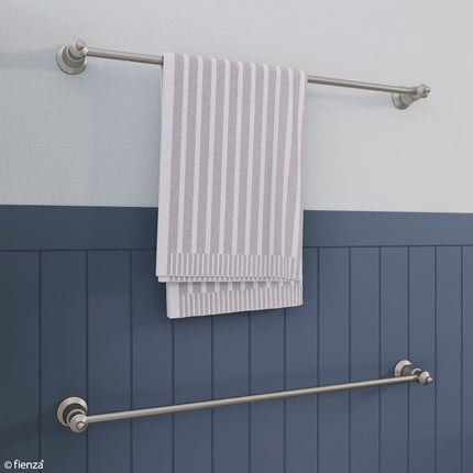 Fienza Lillian 800mm Brushed Nickel Single Towel Rail ,