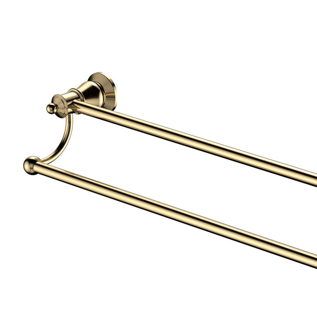 Fienza Lillian 800mm Gold Double Towel Rail ,