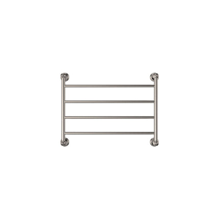 Fienza Lillian 600x450mm Brushed Nickel Heated Towel Rail (4 Bars) ,