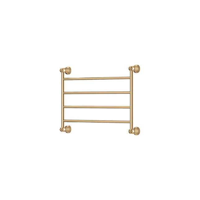 Fienza Lillian 600x450mm Gold Heated Towel Rail (4 Bars) ,