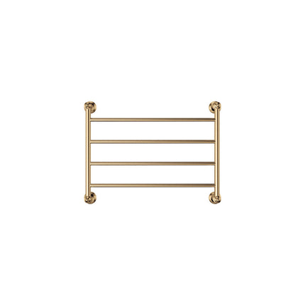 Fienza Lillian 600x450mm Gold Heated Towel Rail (4 Bars) ,