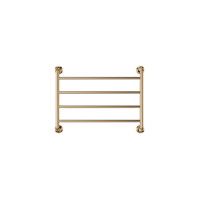 Fienza Lillian 600x450mm Gold Heated Towel Rail (4 Bars) ,