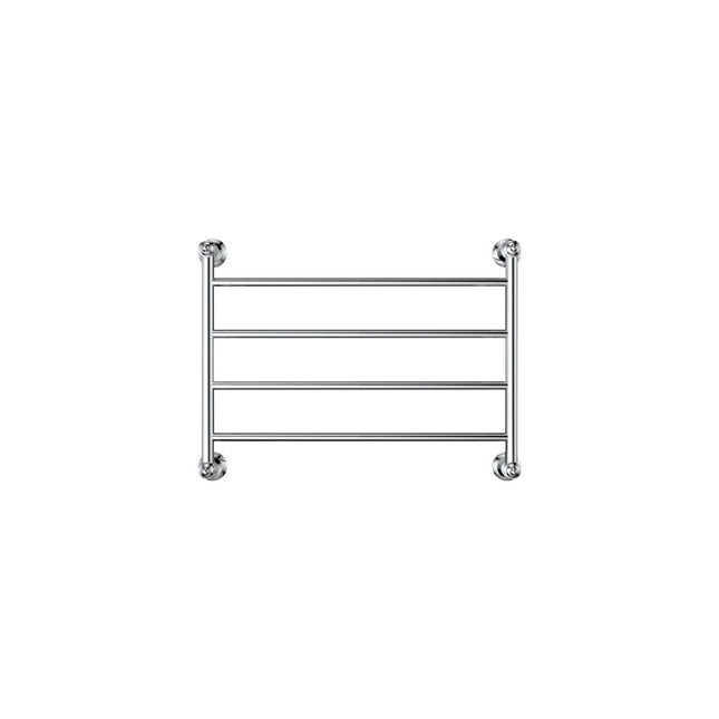 Fienza Lillian 600x450mm Chrome Heated Towel Rail (4 Bars) ,