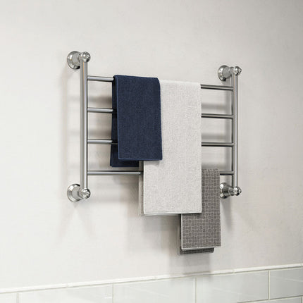 Fienza Lillian 600x450mm Chrome Heated Towel Rail (4 Bars) ,