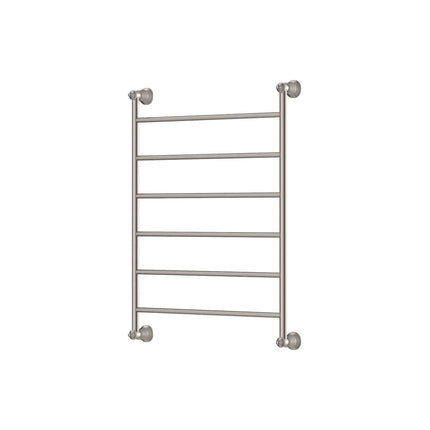 Fienza Lillian 600x800mm Brushed Nickel Heated Towel Rail (6 Bars) ,