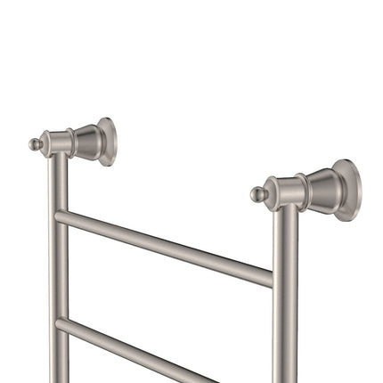 Fienza Lillian 600x800mm Brushed Nickel Heated Towel Rail (6 Bars) ,