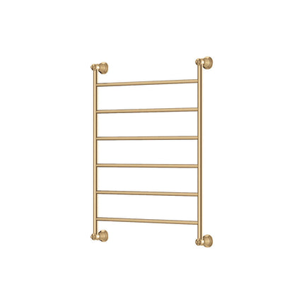 Fienza Lillian 600x800mm Gold Heated Towel Rail (6 Bars) ,