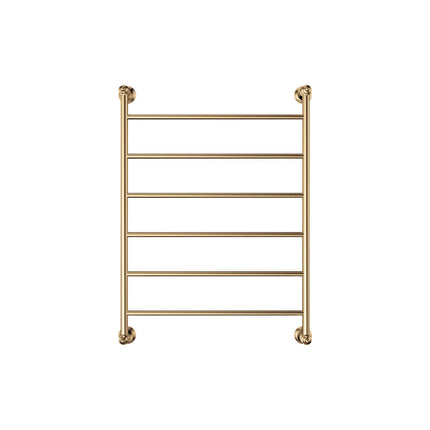 Fienza Lillian 600x800mm Gold Heated Towel Rail (6 Bars) ,