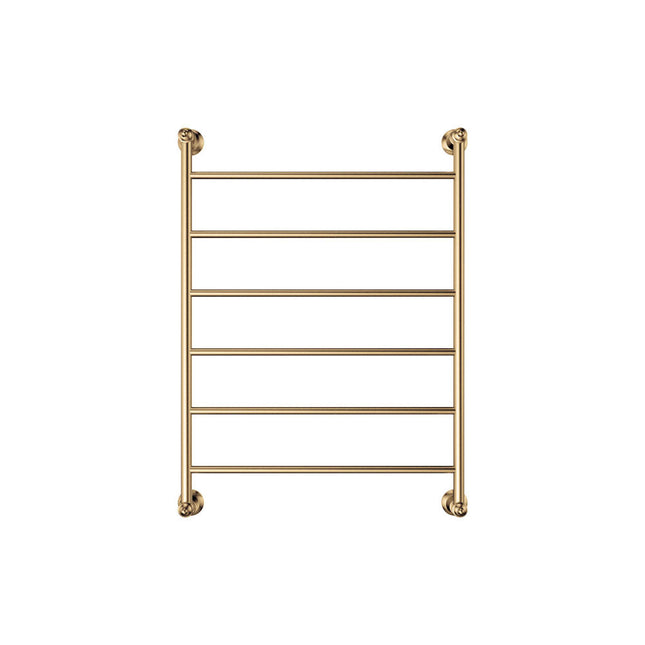 Fienza Lillian 600x800mm Gold Heated Towel Rail (6 Bars) ,