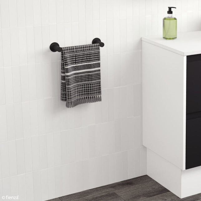 Fienza Hustle Matte Black Hand Towel Holder ,