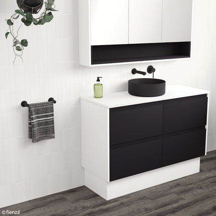 Fienza Hustle Matte Black Hand Towel Holder ,