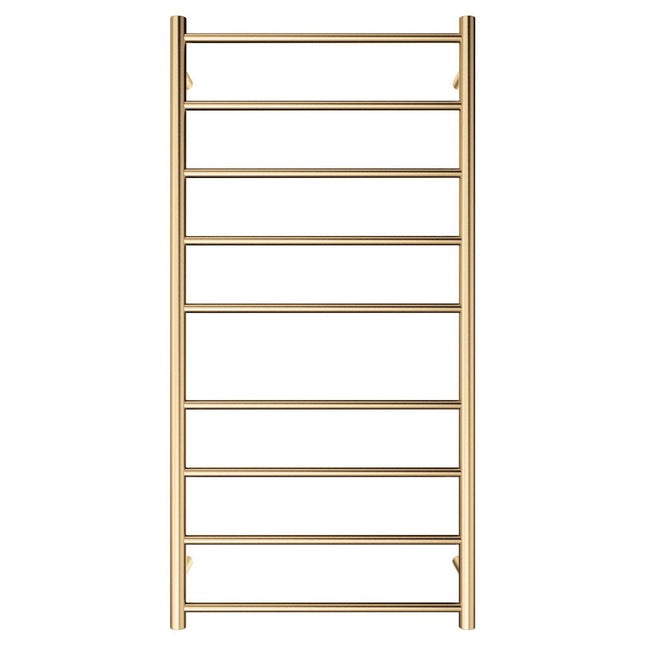 Fienza Isabella 600x1200mm Gold Heated Towel Rail (9 Bars) ,