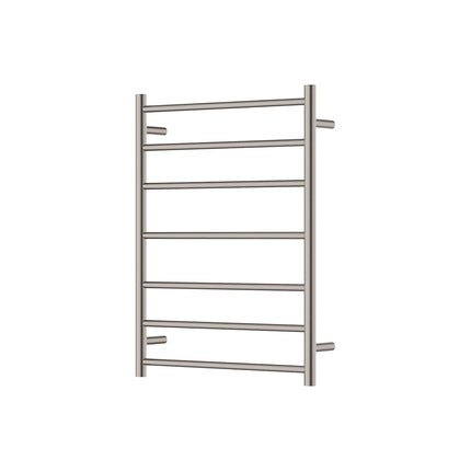 Fienza Isabella 600x800mm Brushed Nickel Heated Towel Rail (7 Bars) ,