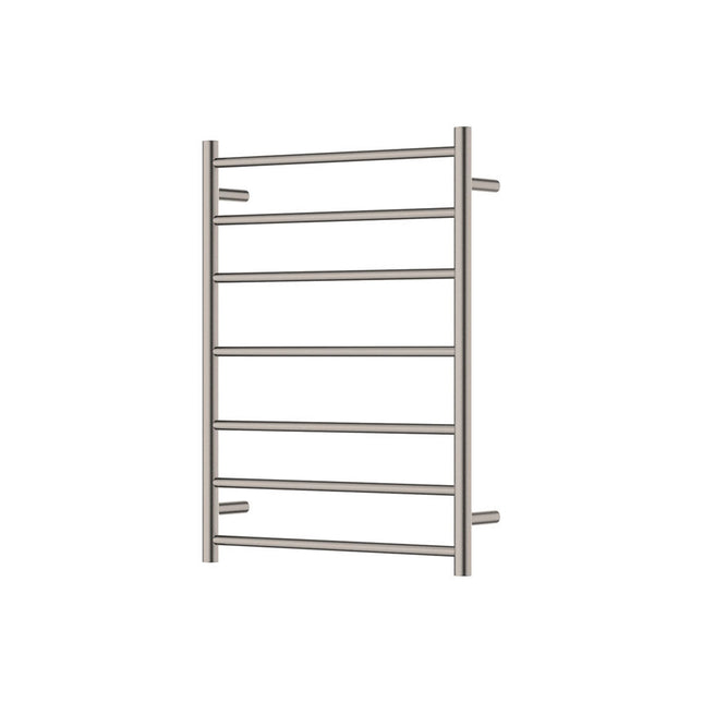 Fienza Isabella 600x800mm Brushed Nickel Heated Towel Rail (7 Bars) ,